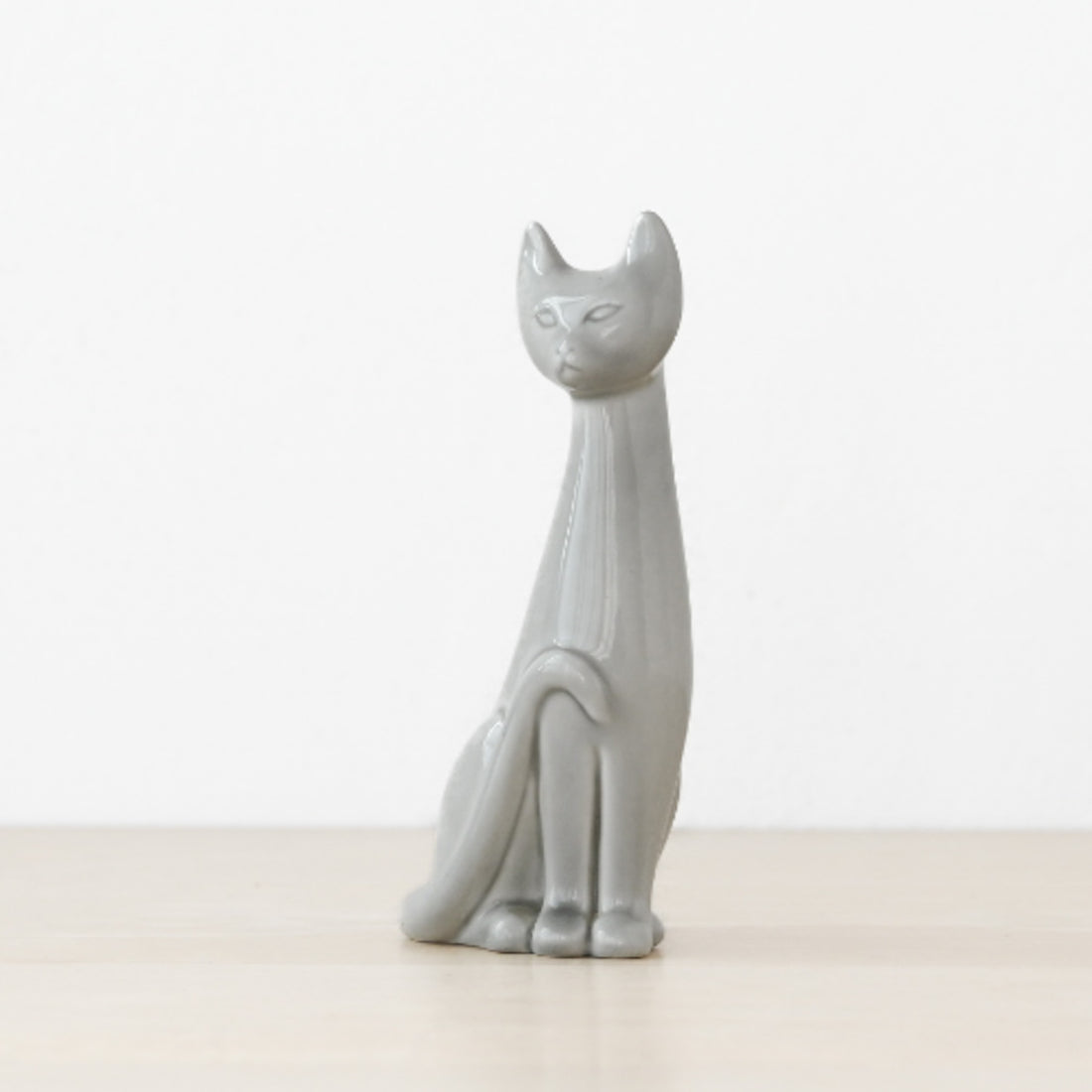 ロールストランド  グンナー・ニールンド  猫のオブジェ  陶器 / スウェーデン