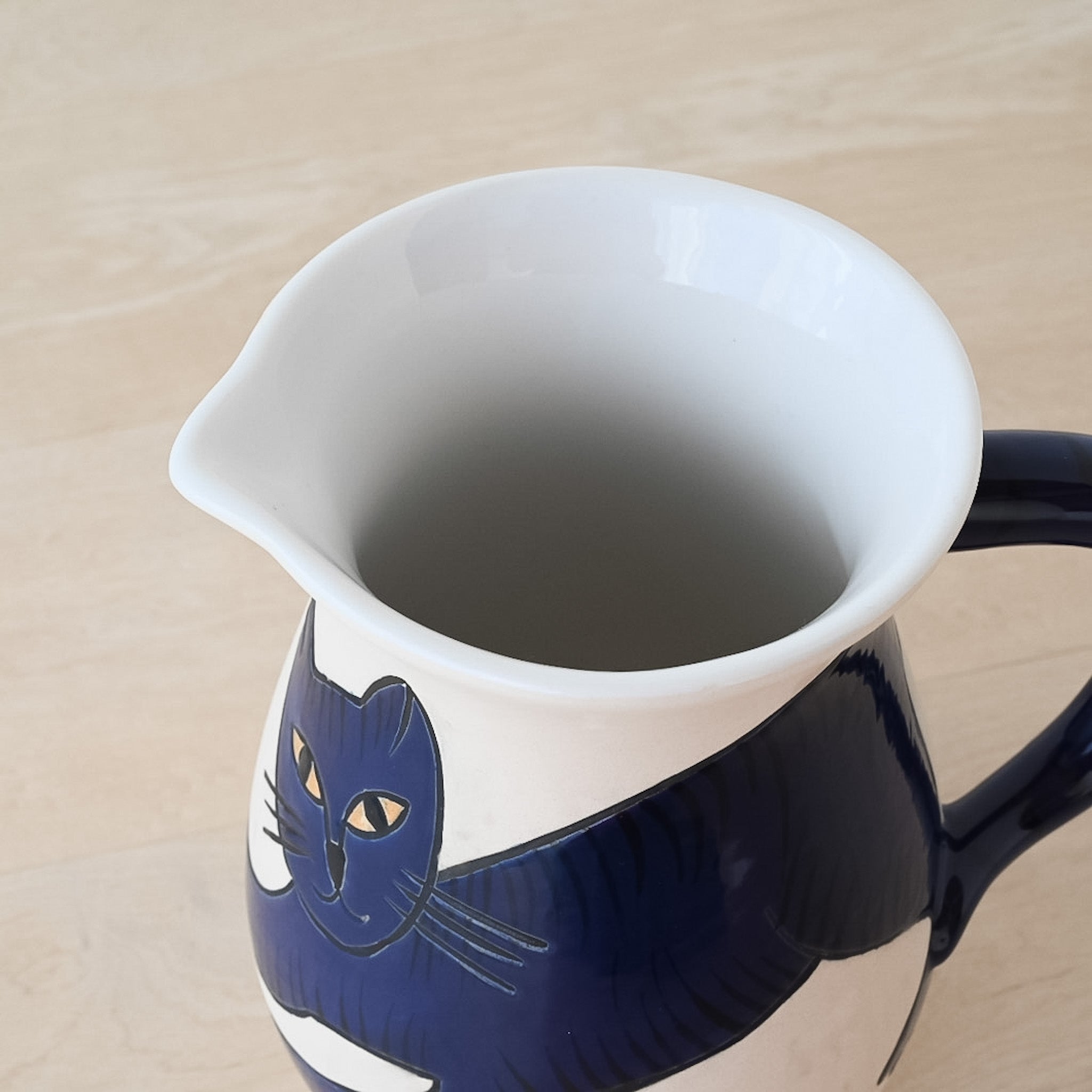 フィファリャ・ルナ・ランゲルンド 青い猫の水差し 花瓶