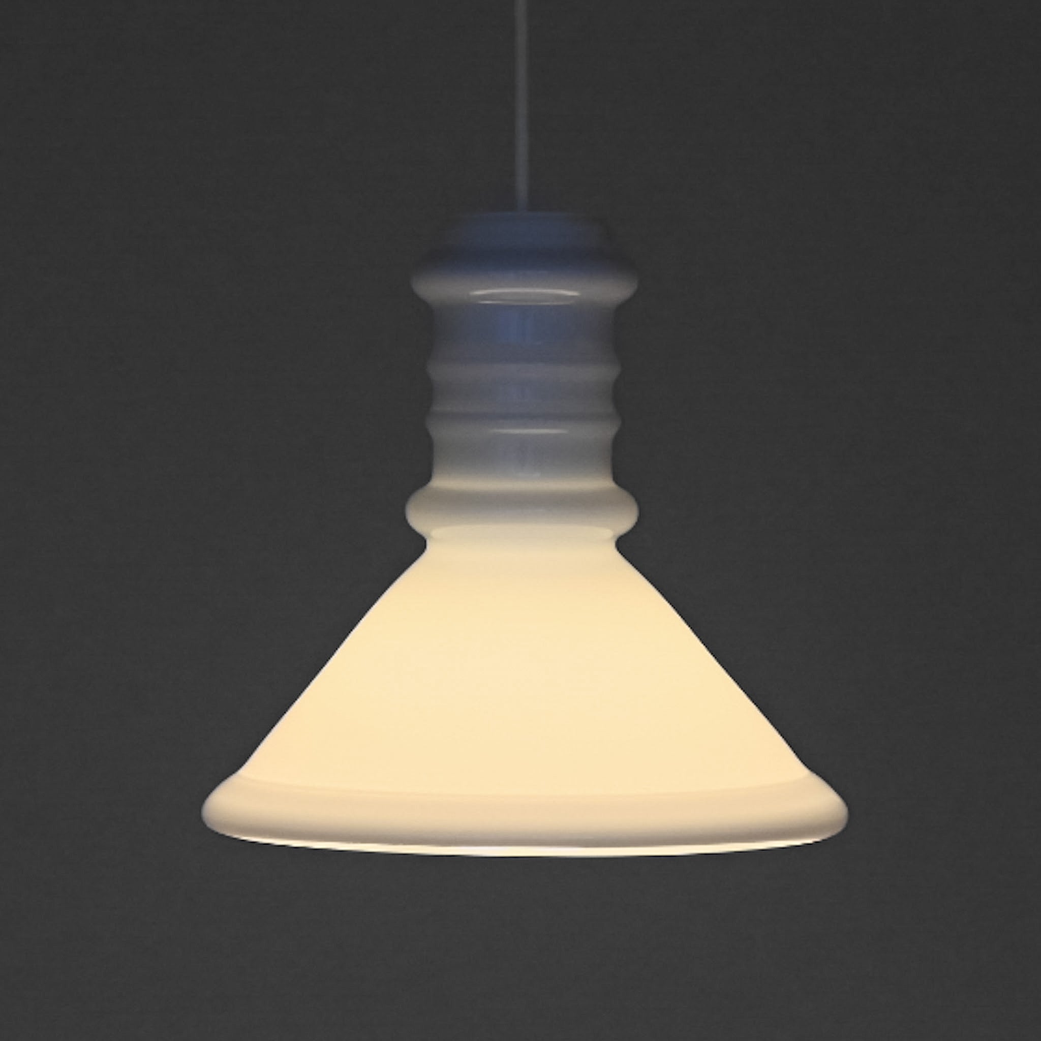 デンマーク / Holmegaard (ホルムガード)  ペンダントライト  アポティカーS  直径24.5cm-1