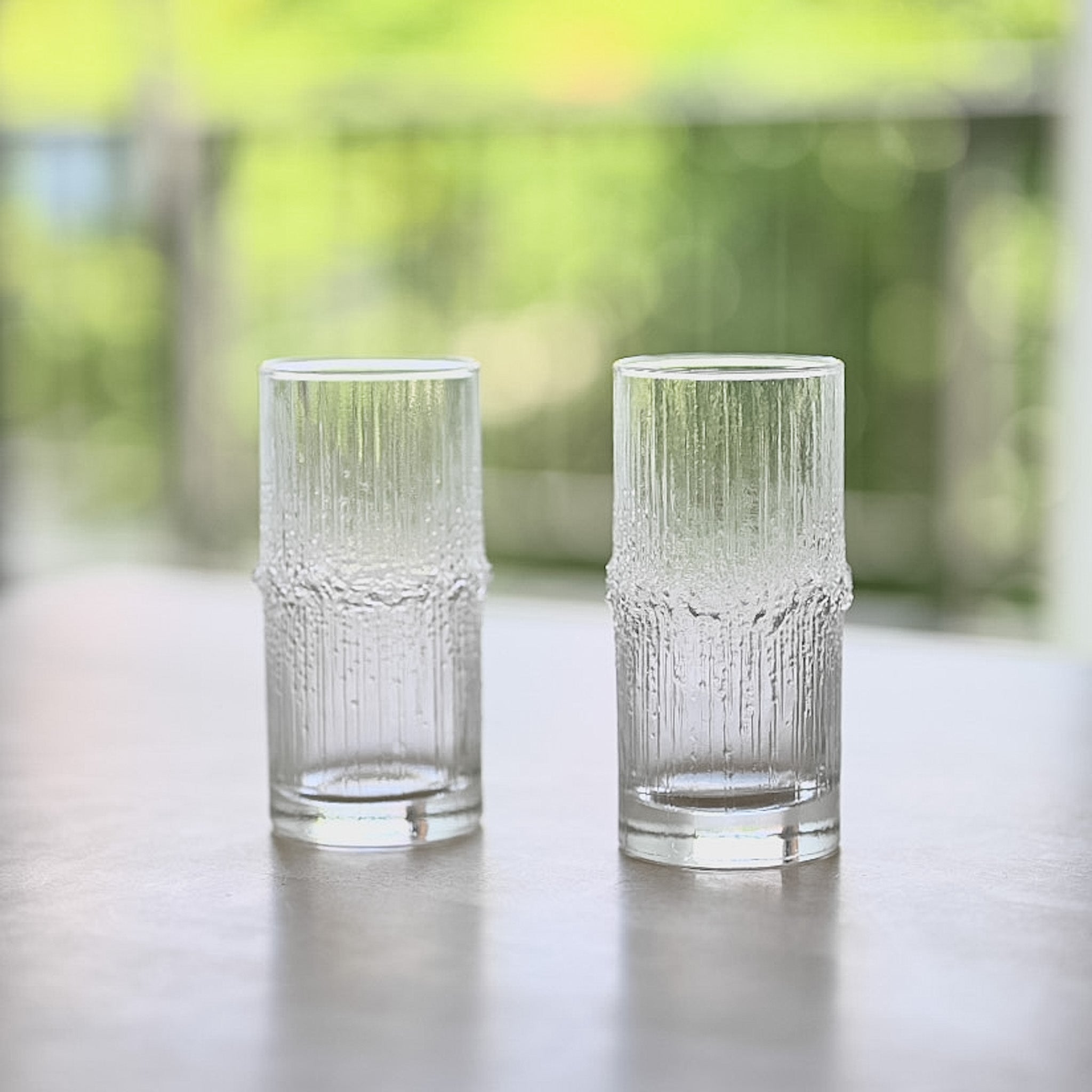 イッタラ  タピオ・ヴィルカラ  ニヴァシリーズ  12cm  グラス2  / フィンランド