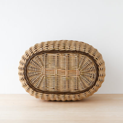 ラトビア  マッシュルームバスケット (ライン)