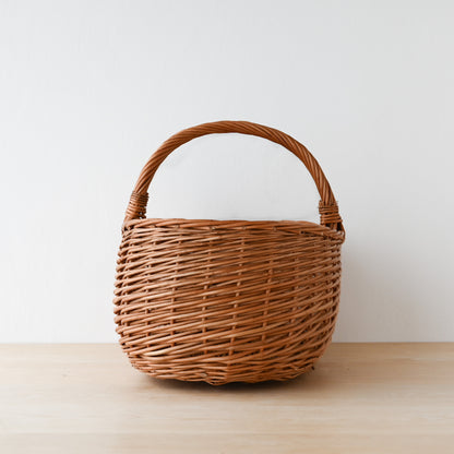 ラトビア  マッシュルームバスケット (オーバル)