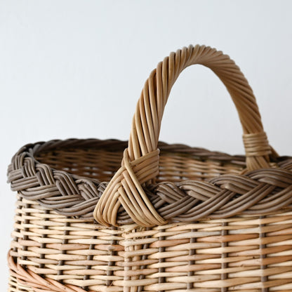 ラトビア  マッシュルームバスケット (ライン)