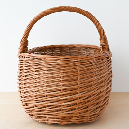 ラトビア  マッシュルームバスケット (オーバル)