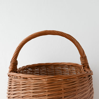 ラトビア  マッシュルームバスケット (オーバル)