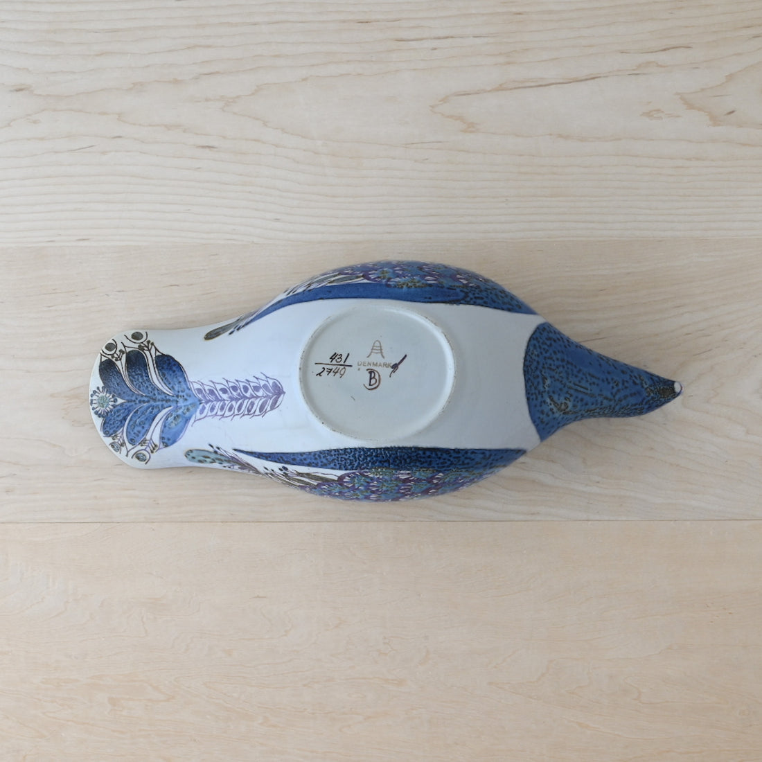 アルミニア  ベルテ・イェッセン  テネラシリーズ  バードボウル  陶器 / デンマーク
