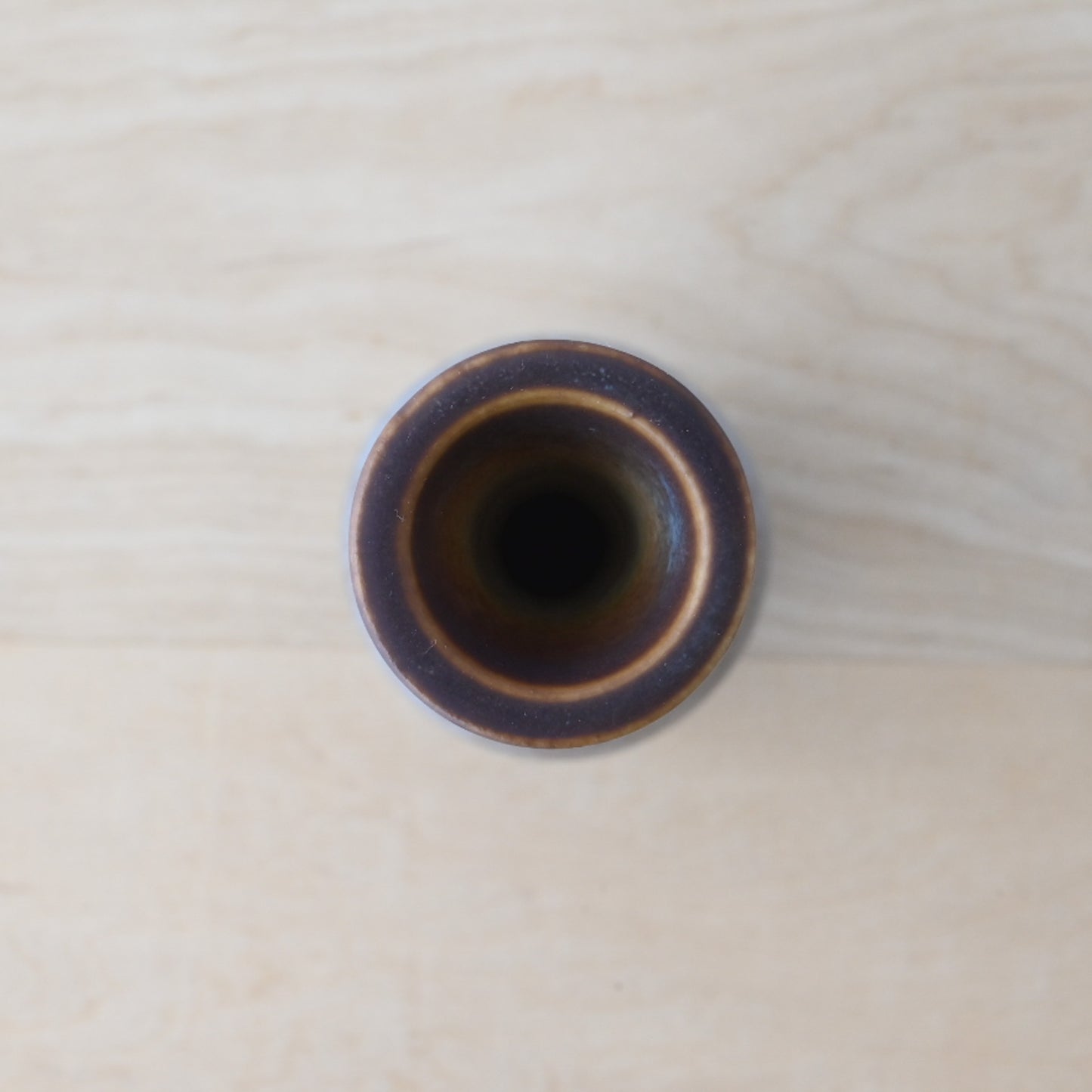 Gunnar Nylund AXV Series Vase / グンナー・ニールンド AXVシリーズ 青と濃茶色の斑模様のフラワーベース