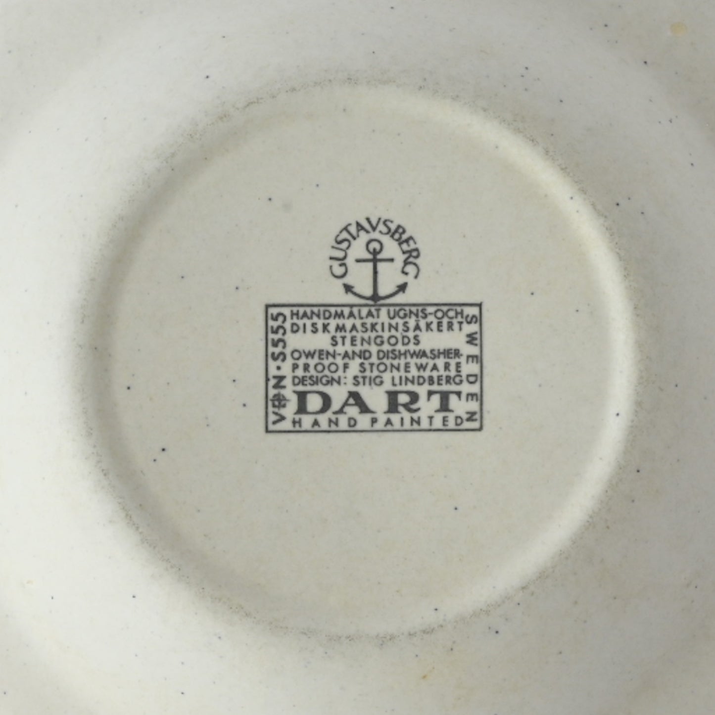 Gustavsberg Stig Lindberg Dart Series Plate / グスタフスベリ スティグ・リンドベリ ダートシリーズ プレート2