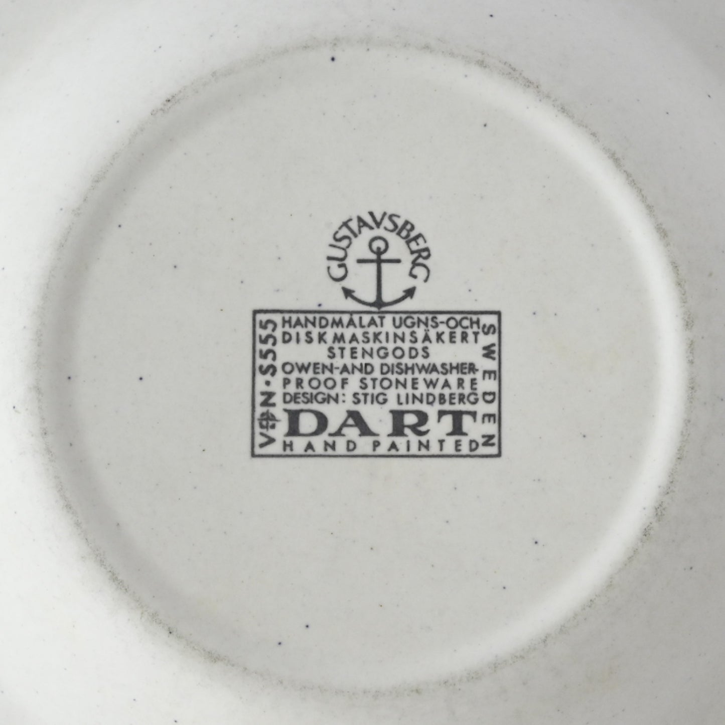 Gustavsberg Stig Lindberg Dart Series Plate / グスタフスベリ スティグ・リンドベリ ダートシリーズ プレート1