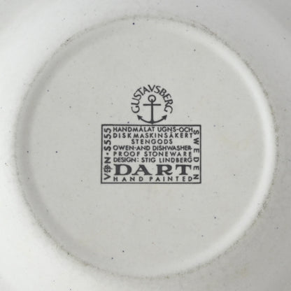 Gustavsberg Stig Lindberg Dart Series Plate / グスタフスベリ スティグ・リンドベリ ダートシリーズ プレート1