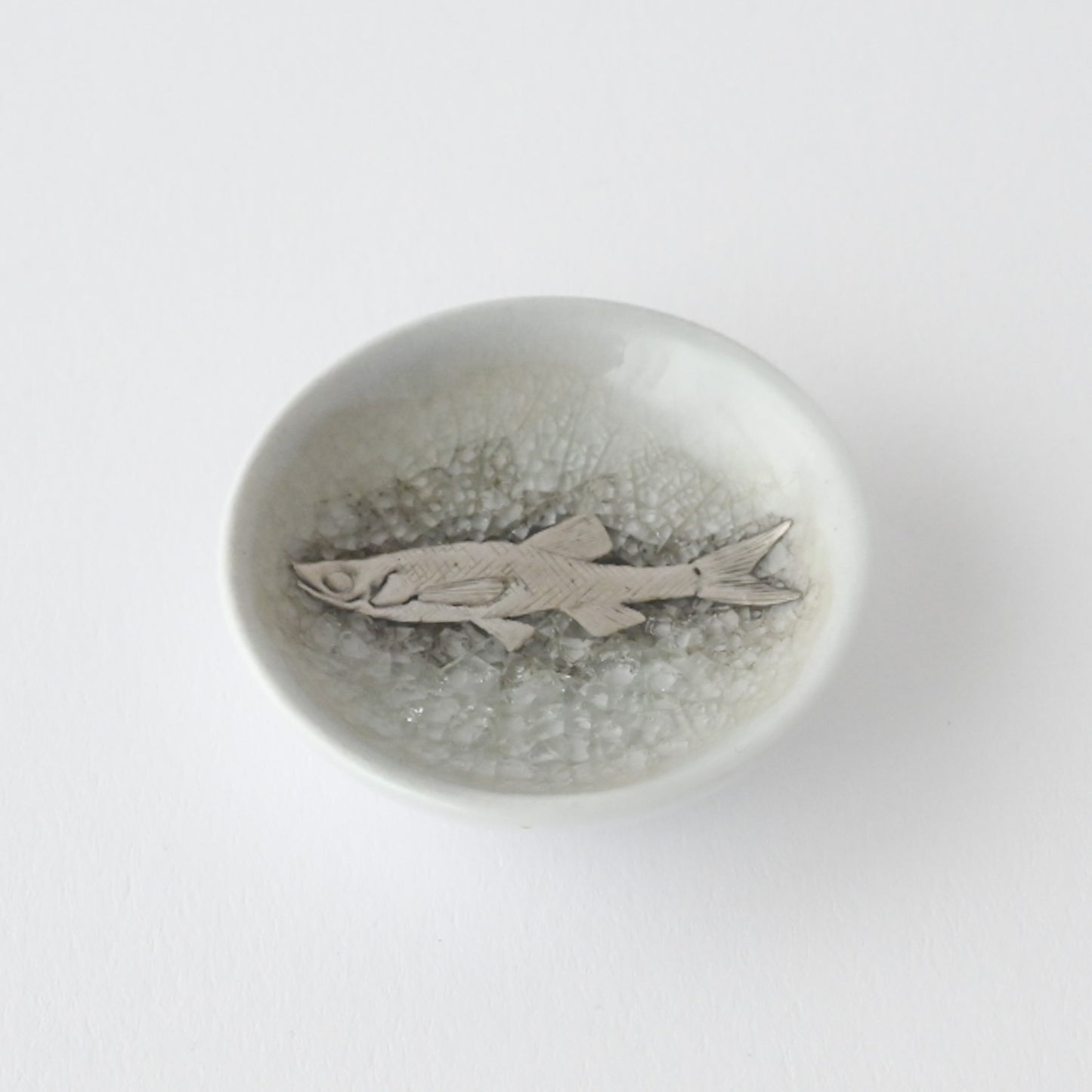 Baria Skoog Silver Fish Bowl / バリヤ・スクーグ シルバーの魚のボウル