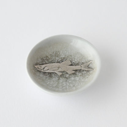 Baria Skoog Silver Fish Bowl / バリヤ・スクーグ シルバーの魚のボウル